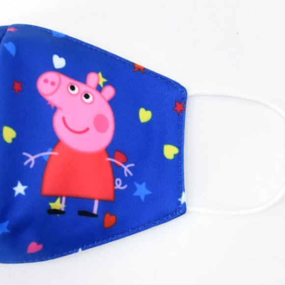 4 Pcs Kids Pig Mask Reusable Cotton Face Mask - Picture 7 of 8